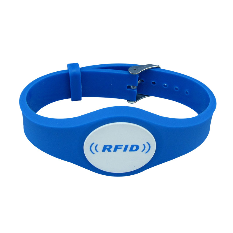 125KHZ ID Tampar RFID Getah Pvc Wristband