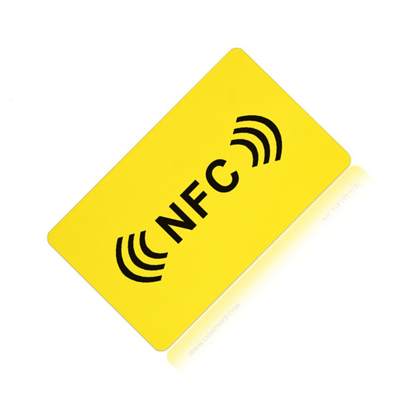 13.56MHZ Kekerapan Plastik RFID Nfc Keselamatan Pembayaran Tanpa Sentuhan Kad Pintar nfc